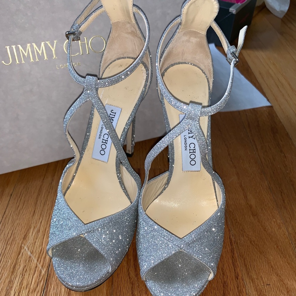 Jimmy Choo Glittery Heels